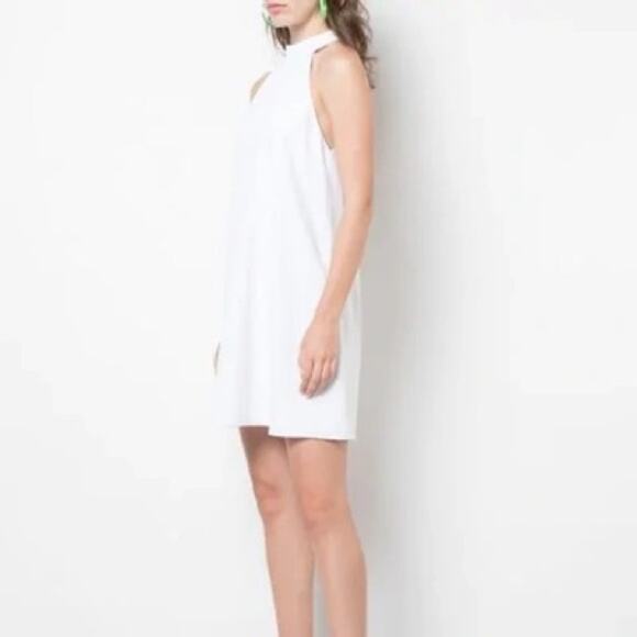 Alice + Olivia White Susanna Swing Dress - Picture 4 of 13